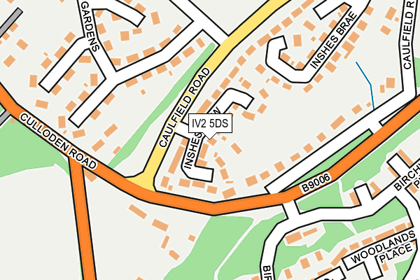 IV2 5DS map - OS OpenMap – Local (Ordnance Survey)