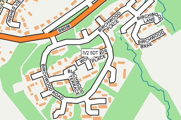 IV2 5DT map - OS OpenMap – Local (Ordnance Survey)