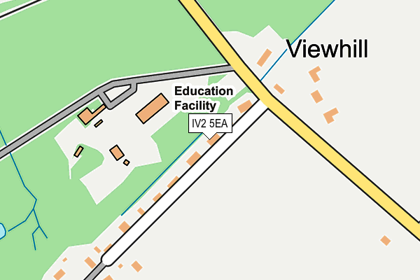 IV2 5EA map - OS OpenMap – Local (Ordnance Survey)