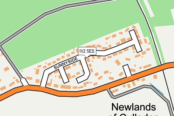 IV2 5ES map - OS OpenMap – Local (Ordnance Survey)