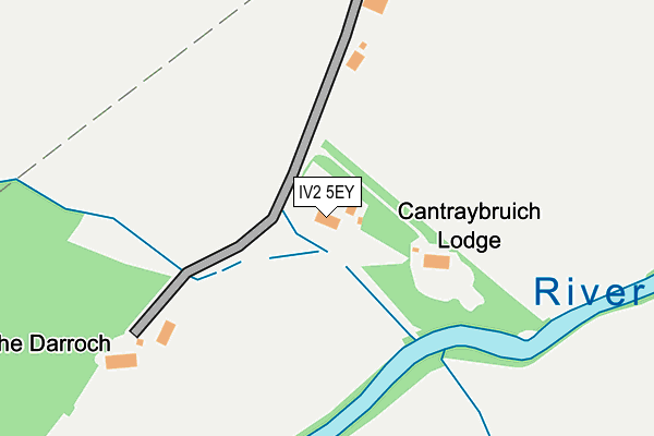 IV2 5EY map - OS OpenMap – Local (Ordnance Survey)