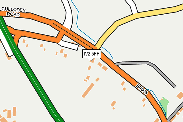 IV2 5FF map - OS OpenMap – Local (Ordnance Survey)