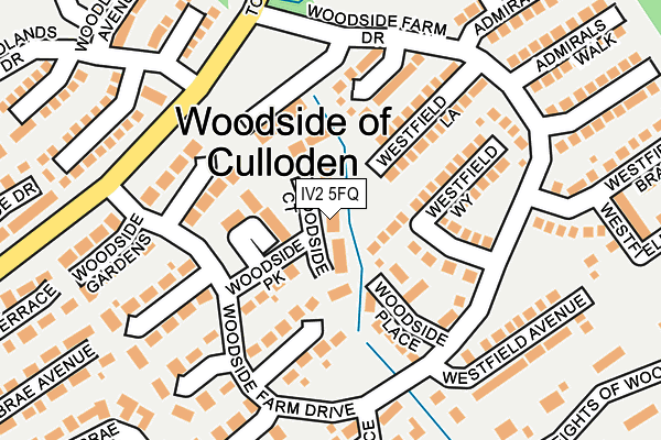 IV2 5FQ map - OS OpenMap – Local (Ordnance Survey)