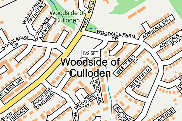 IV2 5FT map - OS OpenMap – Local (Ordnance Survey)