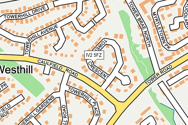 IV2 5FZ map - OS OpenMap – Local (Ordnance Survey)