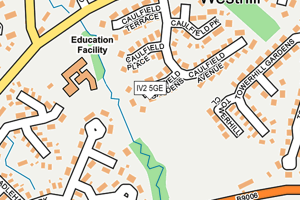 IV2 5GE map - OS OpenMap – Local (Ordnance Survey)