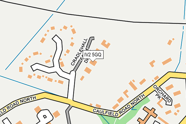 IV2 5GQ map - OS OpenMap – Local (Ordnance Survey)