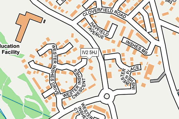 IV2 5HJ map - OS OpenMap – Local (Ordnance Survey)