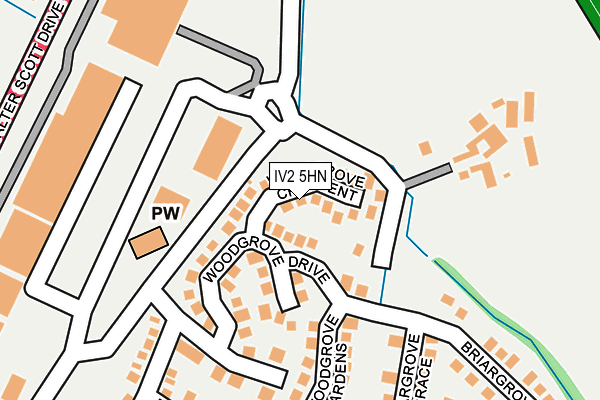 IV2 5HN map - OS OpenMap – Local (Ordnance Survey)