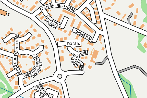 IV2 5HZ map - OS OpenMap – Local (Ordnance Survey)