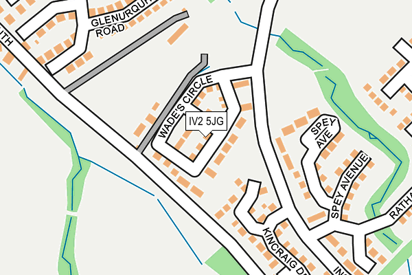 IV2 5JG map - OS OpenMap – Local (Ordnance Survey)