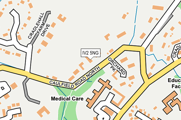 IV2 5NG map - OS OpenMap – Local (Ordnance Survey)