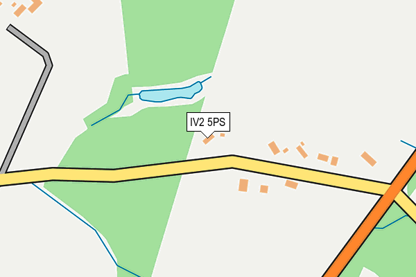 IV2 5PS map - OS OpenMap – Local (Ordnance Survey)