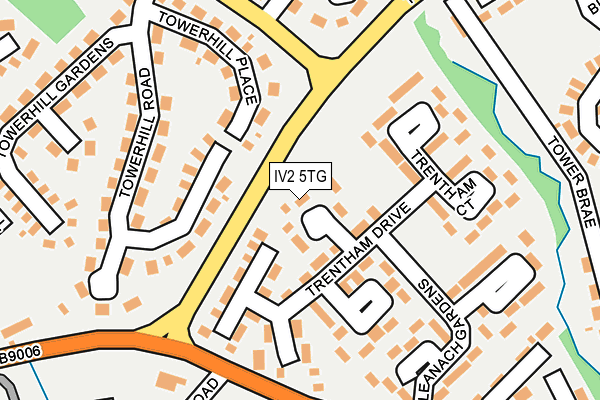 IV2 5TG map - OS OpenMap – Local (Ordnance Survey)