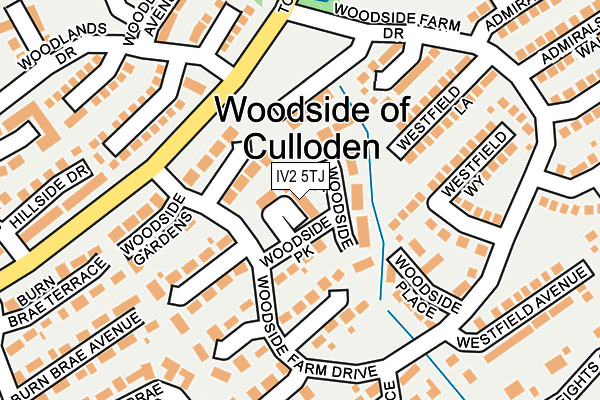 IV2 5TJ map - OS OpenMap – Local (Ordnance Survey)