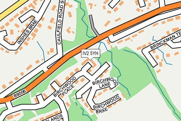 IV2 5YH map - OS OpenMap – Local (Ordnance Survey)