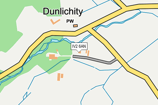 IV2 6AN map - OS OpenMap – Local (Ordnance Survey)