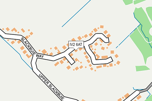 IV2 6AT map - OS OpenMap – Local (Ordnance Survey)