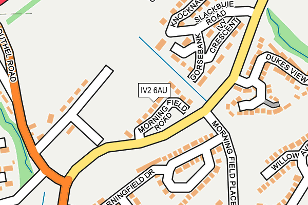 IV2 6AU map - OS OpenMap – Local (Ordnance Survey)