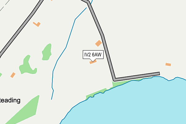 IV2 6AW map - OS OpenMap – Local (Ordnance Survey)