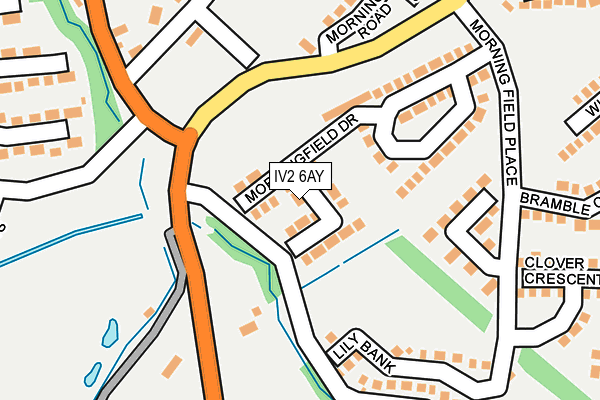 IV2 6AY map - OS OpenMap – Local (Ordnance Survey)