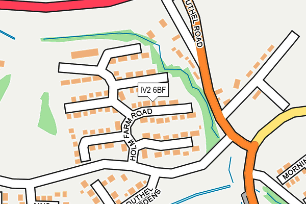 IV2 6BF map - OS OpenMap – Local (Ordnance Survey)