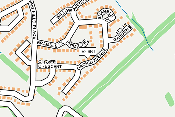 IV2 6BJ map - OS OpenMap – Local (Ordnance Survey)