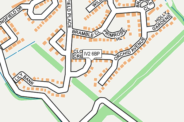 IV2 6BP map - OS OpenMap – Local (Ordnance Survey)