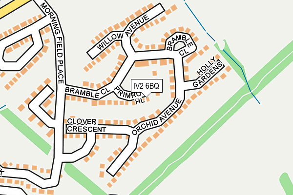 IV2 6BQ map - OS OpenMap – Local (Ordnance Survey)