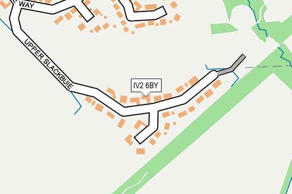 IV2 6BY map - OS OpenMap – Local (Ordnance Survey)