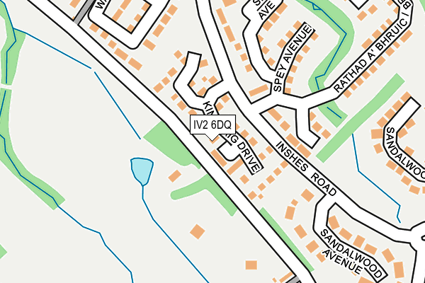 IV2 6DQ map - OS OpenMap – Local (Ordnance Survey)