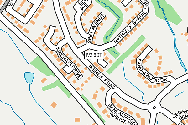 IV2 6DT map - OS OpenMap – Local (Ordnance Survey)