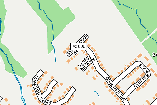 IV2 6DU map - OS OpenMap – Local (Ordnance Survey)