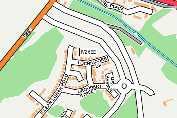 IV2 6EE map - OS OpenMap – Local (Ordnance Survey)
