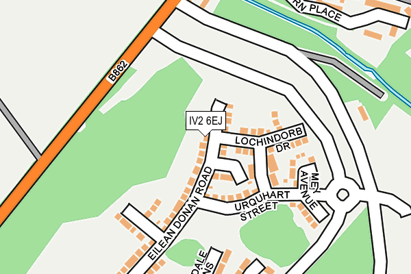 IV2 6EJ map - OS OpenMap – Local (Ordnance Survey)