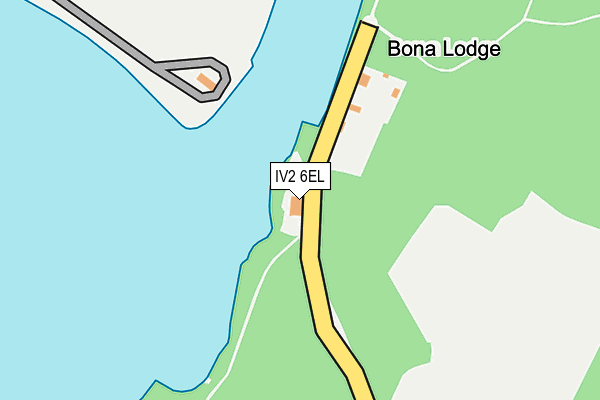 IV2 6EL map - OS OpenMap – Local (Ordnance Survey)