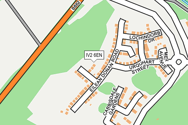 IV2 6EN map - OS OpenMap – Local (Ordnance Survey)