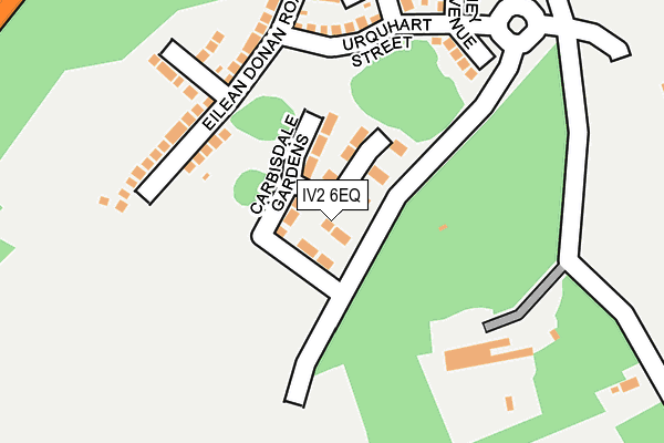 IV2 6EQ map - OS OpenMap – Local (Ordnance Survey)