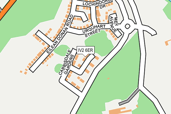 IV2 6ER map - OS OpenMap – Local (Ordnance Survey)
