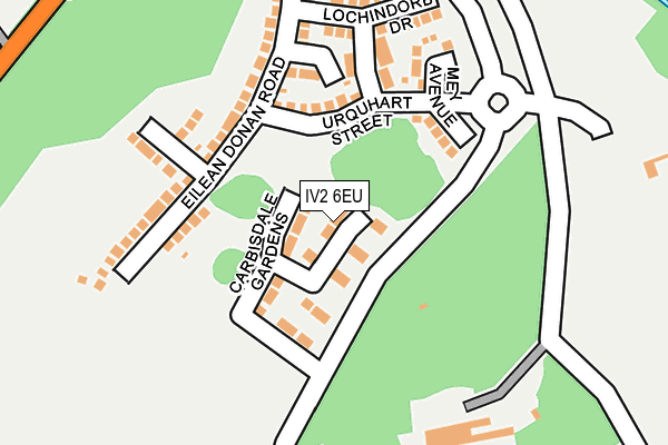 IV2 6EU map - OS OpenMap – Local (Ordnance Survey)