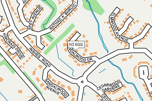 IV2 6GQ map - OS OpenMap – Local (Ordnance Survey)