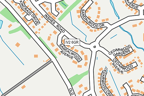 IV2 6GR map - OS OpenMap – Local (Ordnance Survey)