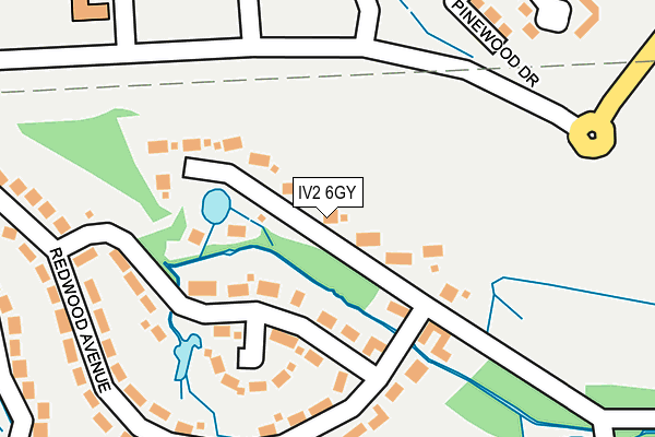 IV2 6GY map - OS OpenMap – Local (Ordnance Survey)