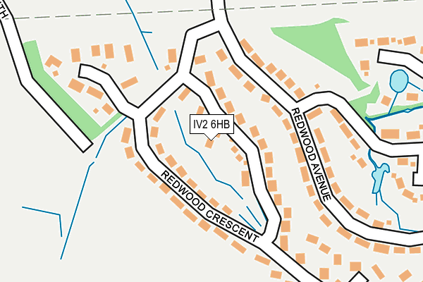 IV2 6HB map - OS OpenMap – Local (Ordnance Survey)