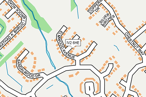 IV2 6HE map - OS OpenMap – Local (Ordnance Survey)