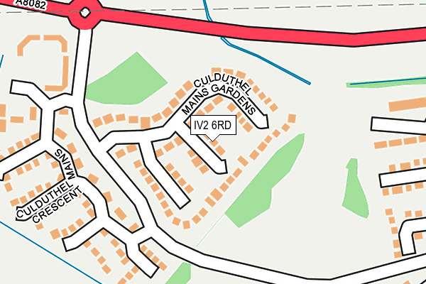 IV2 6RD map - OS OpenMap – Local (Ordnance Survey)