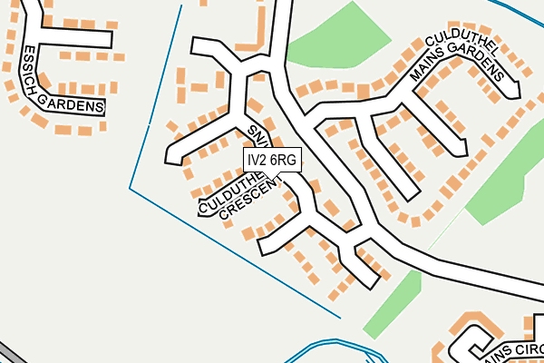 IV2 6RG map - OS OpenMap – Local (Ordnance Survey)