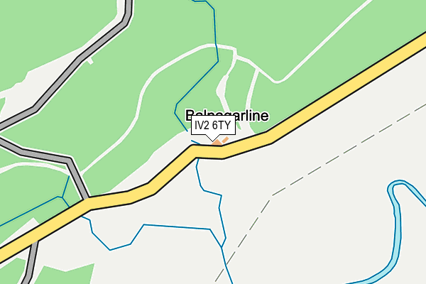 IV2 6TY map - OS OpenMap – Local (Ordnance Survey)