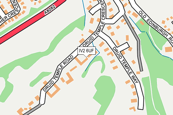 IV2 6UF map - OS OpenMap – Local (Ordnance Survey)