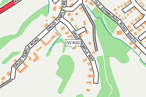 IV2 6UQ map - OS OpenMap – Local (Ordnance Survey)